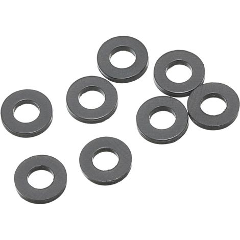 Lot De 8 Rondelle Plate En Nylon M3 3mm Alésage 1mm Épaisseur Noir (1/5)