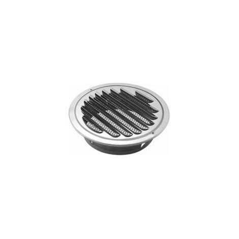 Cyslmuk – Grille de ventilation ronde 120 mm – Acier inoxydable 304 – Persienne avec maille d'écran – Pour salles de bain et cuisines (1/5)
