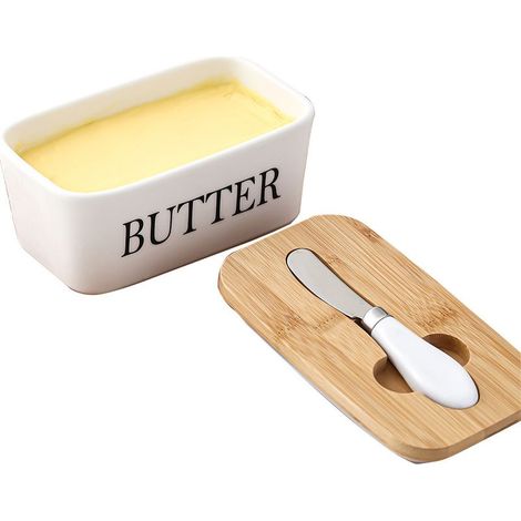 1 boîte à beurre hermétique, pour réfrigérateur et transport, conservation alimentaire, usage domestique et professionnel (1/5)