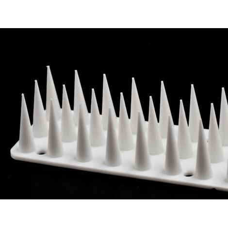 Maillestore – Pics anti-intrusion pour chats – Longueur 50 cm – Picots de 3 cm – Sections sécables pour ajustement facile