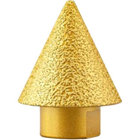 Fraise à chanfreiner diamantée M14, diamètre 38 mm, pour le fraisage de carrelage, marbre et béton. Scie cloche. (1/4)