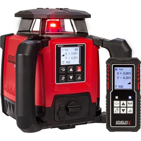 Laser rotatif Levelfix 650HVS multifonction horizontal et vertical rouge - NETIM - 554640