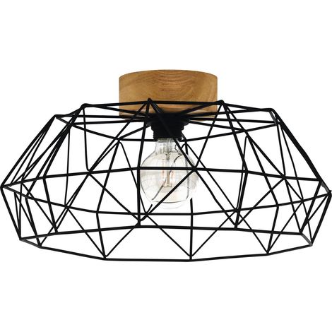 Luminaire plafonnier, lustre vintage, industriel, rétro, lampe (1/2)