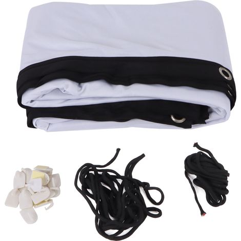 Écran de Projection Double Couche 100 Pouces 16:9 Portable Anti-Lumière pour Cinéma Maison Extérieur Intérieur Bureau (1/5)