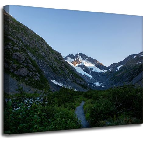 Leinwanddruck Natur Berglandschaft 50x40 cm