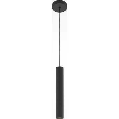 Suspension moderne noire tube GU10 6W Pro Focus Maytoni (1/5)
