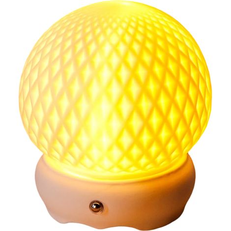 Lampada Tavolo Notturna Ceramica Touch Elegante USB 15 cm (1/5)