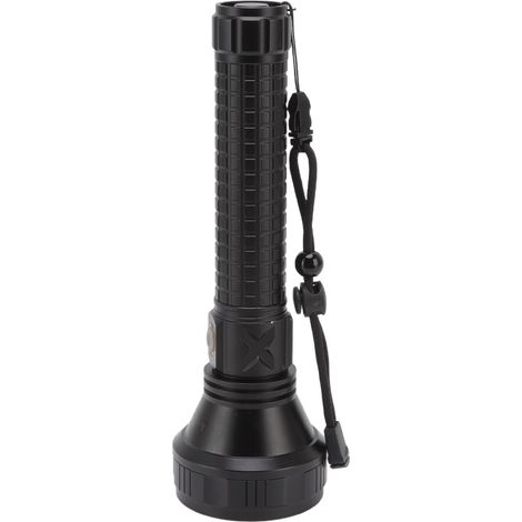 Lampe torche SST40 super puissante, aluminium, longue portée, 10800 mAh, 3 modes d'éclairage, étanche, pour randonnée, camping, aventure, urgence domestique (avec batterie incluse) (K63) (1/5)