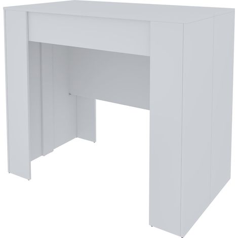 Tavolo Consolle Allungabile Oslo Plus Fino A 2.37 Metri, Tavolo 10 Posti Salvaspazio Multiposizione, Design Moderno Ed Elegante, Consolle Per Casa E Ufficio, 78 x 51 x 90 cm, Colore Nero - Colore: Ner