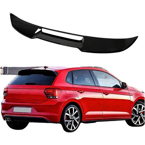 Spoiler trasero, plástico ABS ligero, fácil instalación, negro. (1/2)