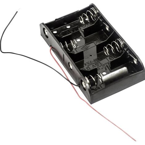 MPD BH4CW Batteriehalter 4x Baby (C) Kabel (L x B x H) 106 x 58 x 23 mm