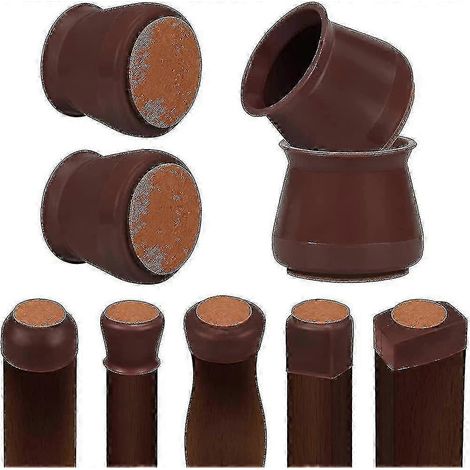 Protections pour pieds de chaise, protections de sol pour pieds de chaise, lot de 16 (1/5)