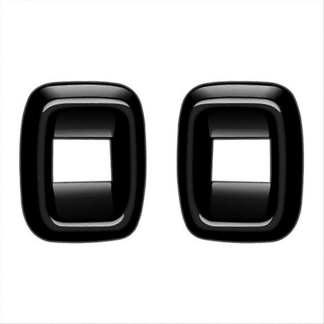 Autocollant de garniture de cadre d'interrupteur de rideau de porte centrale pour Suzuki, noir brillant (1/5)