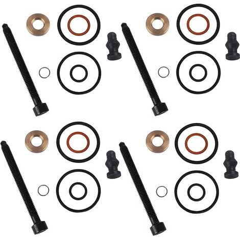 Kit de 4 joints de buse d'injecteur + boulon pour VW 1.2 1.4 1.9 2.0 2.5 5.0 TDI injecteur 1417010997 (1/5)