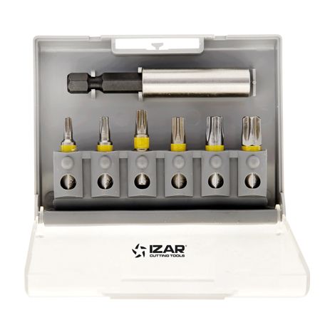 Punta Atornillar Set T10-15-20-25-30-40 DIN3126 Standard -1520- IZAR (1/3)