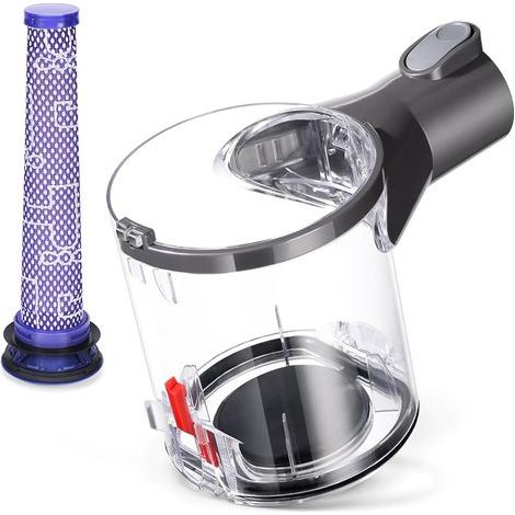 Staubbehälter für Dyson V6 DC58 DC59 DC62 DC72 DC74 Staubsauger, Interface-Behälter-Ersatzteil, Auffangbehälter-Ersatz für Akku-Staubsauger, Teilenummer 965660-01 (1/5)