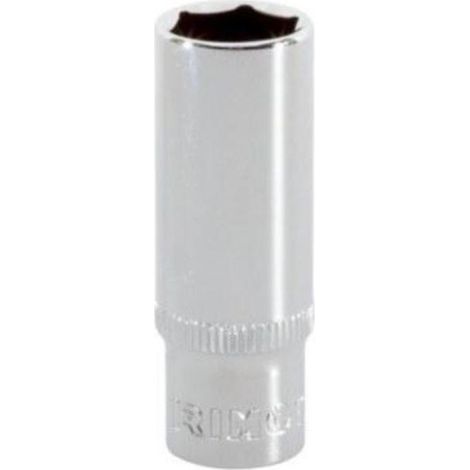 llave vaso cuadradillo 3/8'' boca hexagonal serie larga metrica m-12