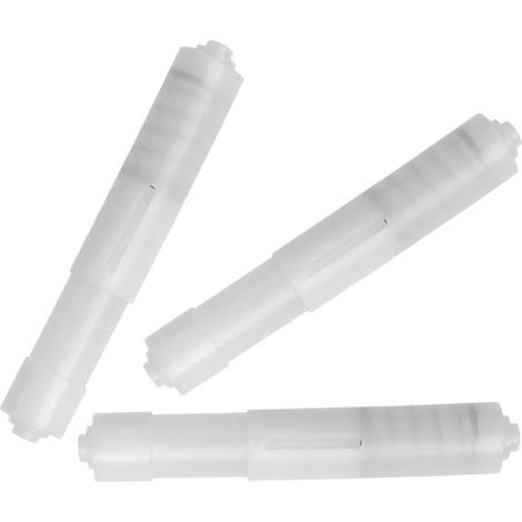 Porte-papier toilette télescopique en plastique, tige antidérapante réglable pour salle de bain, (1/5)
