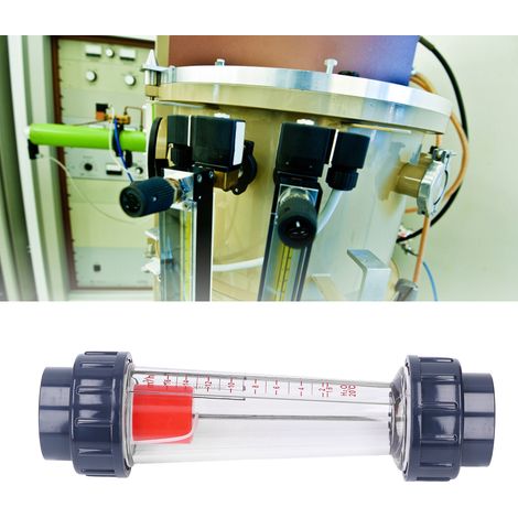 Compteur de débit d'eau 1.6‑16m³/h avec flotteur ABS et tube plastique pour mesure précise (1/5)