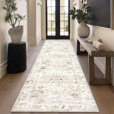 Tapis Couloir 80x300cm Cuisine Lavable en Machine Rug (1/5)