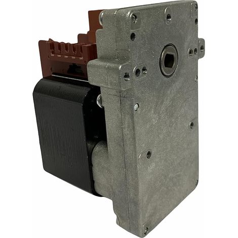 Motoriduttore Kenta per Stufe a Pellet K9117153, Velocità 5rpm, Senso di Rotazione Oraria, Pacco Lamellare 40mm, Albero Cavo Ø 8,5mm, Spianatura Doppia