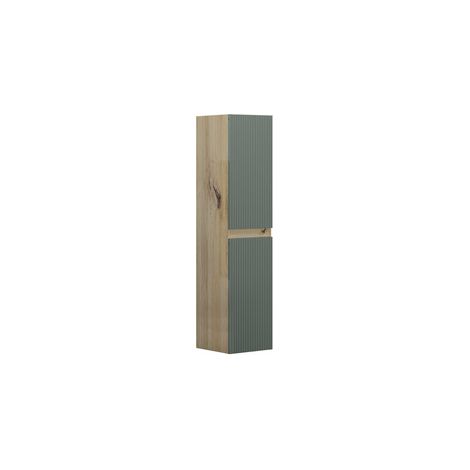 COLONNA COMFORT 2A CANNETTATO ROVERE/VERDE SALVIA