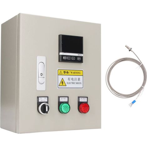 3-phase PID smart temperature control box with thermocouple controller 380VAC 32A 15KW (1/5)