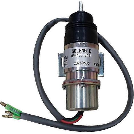 12V-Absperrmagnetventil für Hitachi-, Isuzu- und Kobelco-Bagger (MV1-58 894453-3411) (1/4)