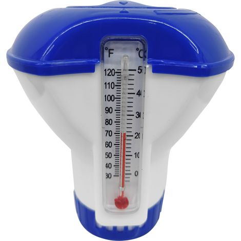 5-Zoll-Schwimm-Poolspender mit Thermometer