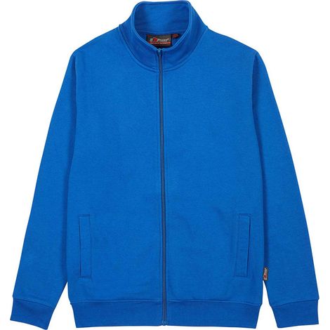 Felpa da lavoro con zip SOTRA - Blu Royal XL (1/5)
