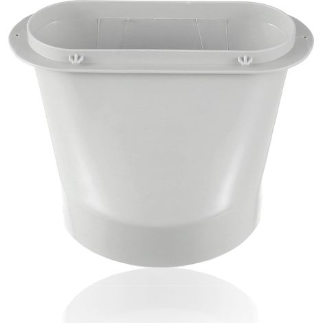 climatisation Connecteur de tuyau d'échappement pour climatiseur，Interface de Bouche Plate plate (15 cm)