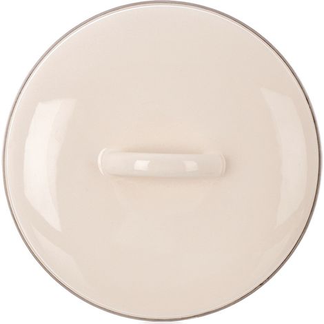 Tapa metálica de acero esmaltado para ollas y sartenes, 18 cm (1/4)
