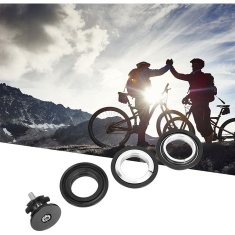 Jeu de direction pour VTT et vélo de route, avec roulements et potence, pièce détachée vélo. (1/3)
