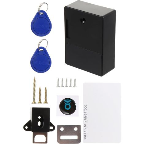 Serrure intelligente pour armoire T3 ABS, sans perçage caché requis (1/5)