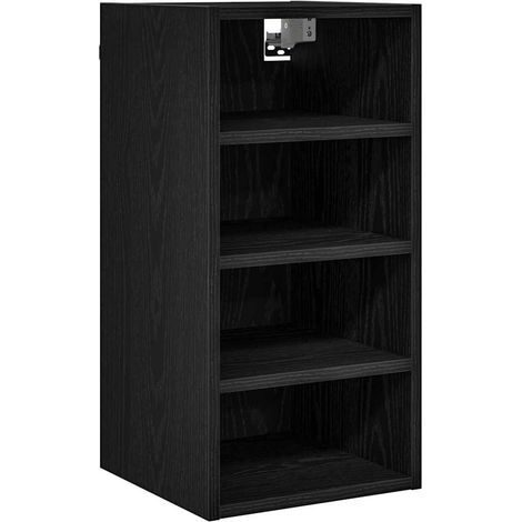 Maison Exclusive - Armadio pensile Rovere nero 30 x 29,5 x 60 cm Legno multistrato
