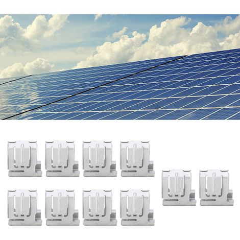 ING-SPF-01C Attache rapide, clip antivol pour panneau solaire, accessoire de fixation pour module photovoltaïque, attache de mise à la terre à connexion rapide (1/5)