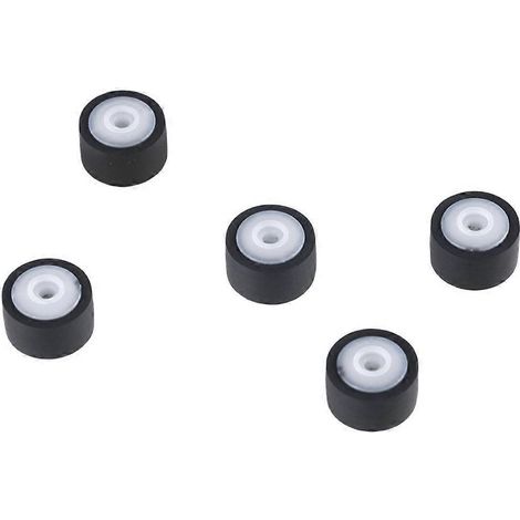 Satz mit 5 Gummi-Druckrollen für Druckkassette und Riemenscheibe (1/4)