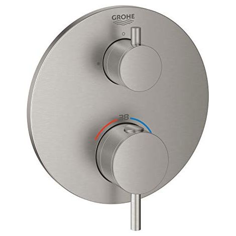 Miscelatore termostatico doccia Atrio 24134 FMS per 35600 acciaio (1/4)