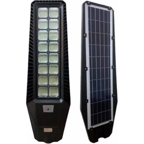 LAMPIONE 800W PANNELLO SOLARE INTEGRATO CREPUSCOLARE IP65 LUCE Fredda 130lm/w (1/5)