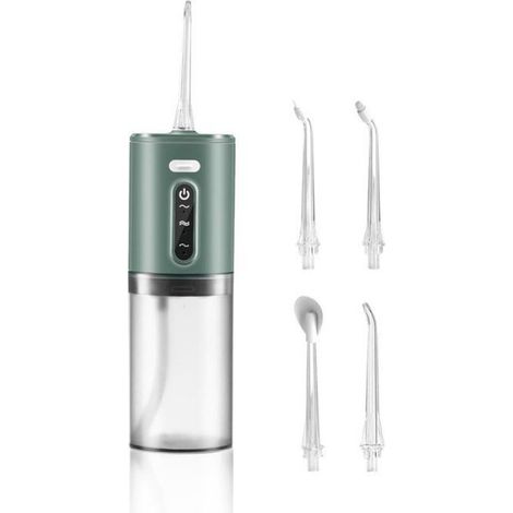 Irrigateur Buccal - Hydropulseur Portable Sans Fil IPX7 - Réservoir 280 ml - Pour Voyage et Maison - 1 Pièce