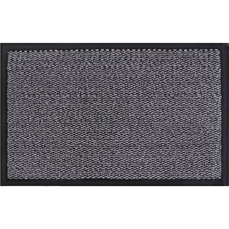 Heavy Duty Barrier Door Floor Mat, 60x80cm, Grey Black (1/4)