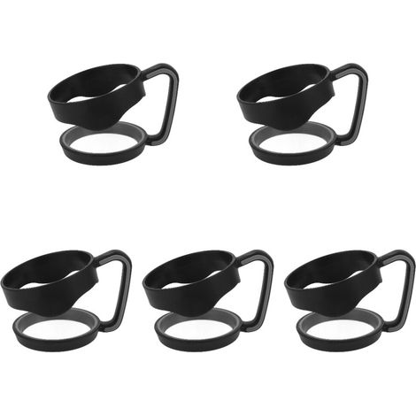 asas negras para tazas de café, duraderas para uso doméstico. (1/2)