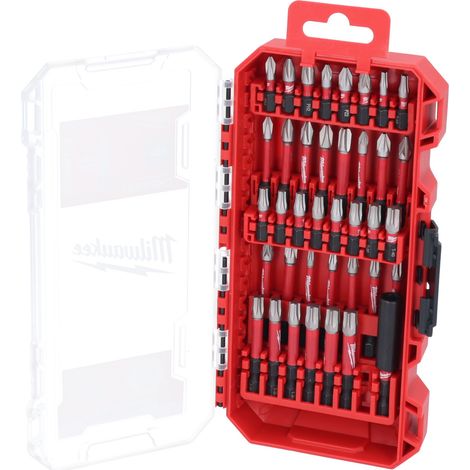 Milwaukee Shockwave Impact Duty Bit Set 38 tlg. ( 4932492009 ) PH / PZ / TX (1/4)