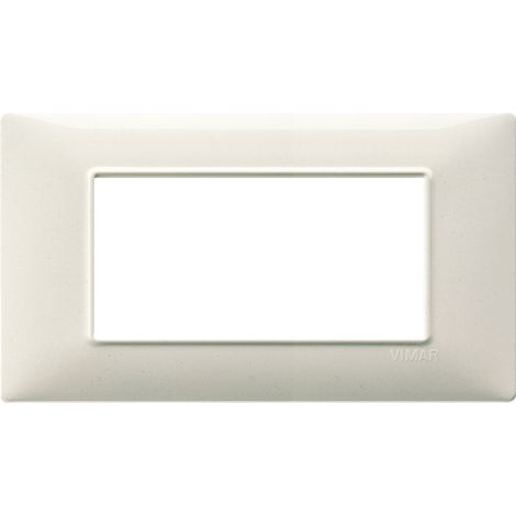 VIMAR - 14654.06 Placca 4M bianco granito