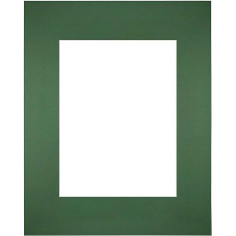 yd. - Cadre photo 24x30 - Vert foret - Carton sans acide 630 g/m² - (1/4)