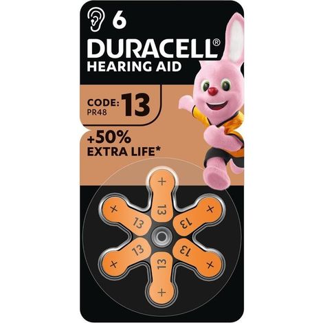 Duracell Batterie Acustiche - 13 (Confezione da 6) (1/5)
