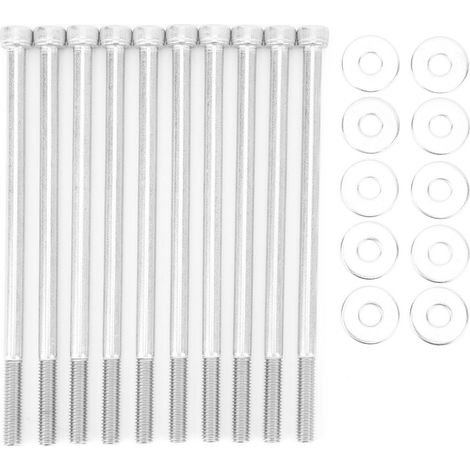 Kit de Boulons de Collecteur d'Admission M6 en Acier Inoxydable pour CAMARO CORVETTE - Résistant et Facile à Installer (1/4)