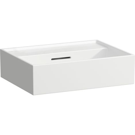LAUFEN Kartell lavabo sobre encimera, sin agujero para grifo, con (1/3)