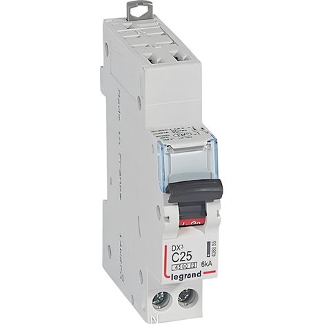Dnx3 disjoncteur 1p+ng c25 4500a-6ka auto (406885)