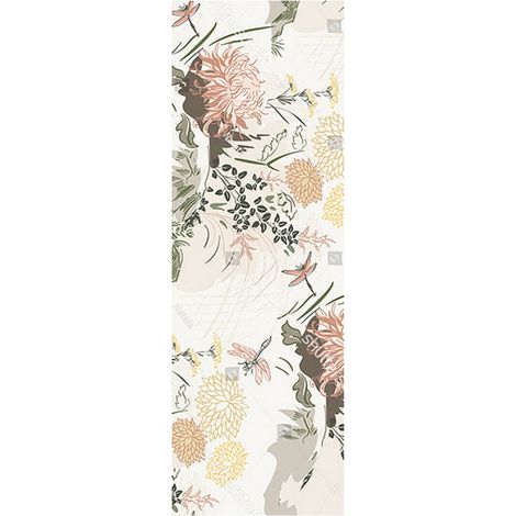Poster Thème composition de fleurs - 90 x 270 cm (1/3)